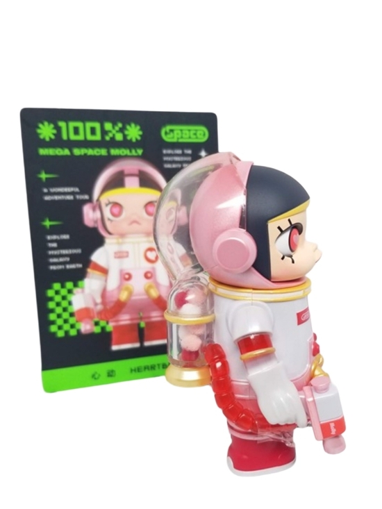 Pop Mart Molly MEGA Space Molly 100% Series 2 Heartbeat - Picture 4 of 8